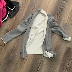 Gray cardigan